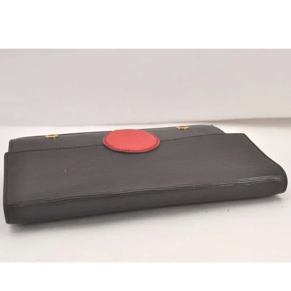 Louis Vuitton LV Black Épi Hublot Clutch Bag with COA  EUC - Picture 8 of 16